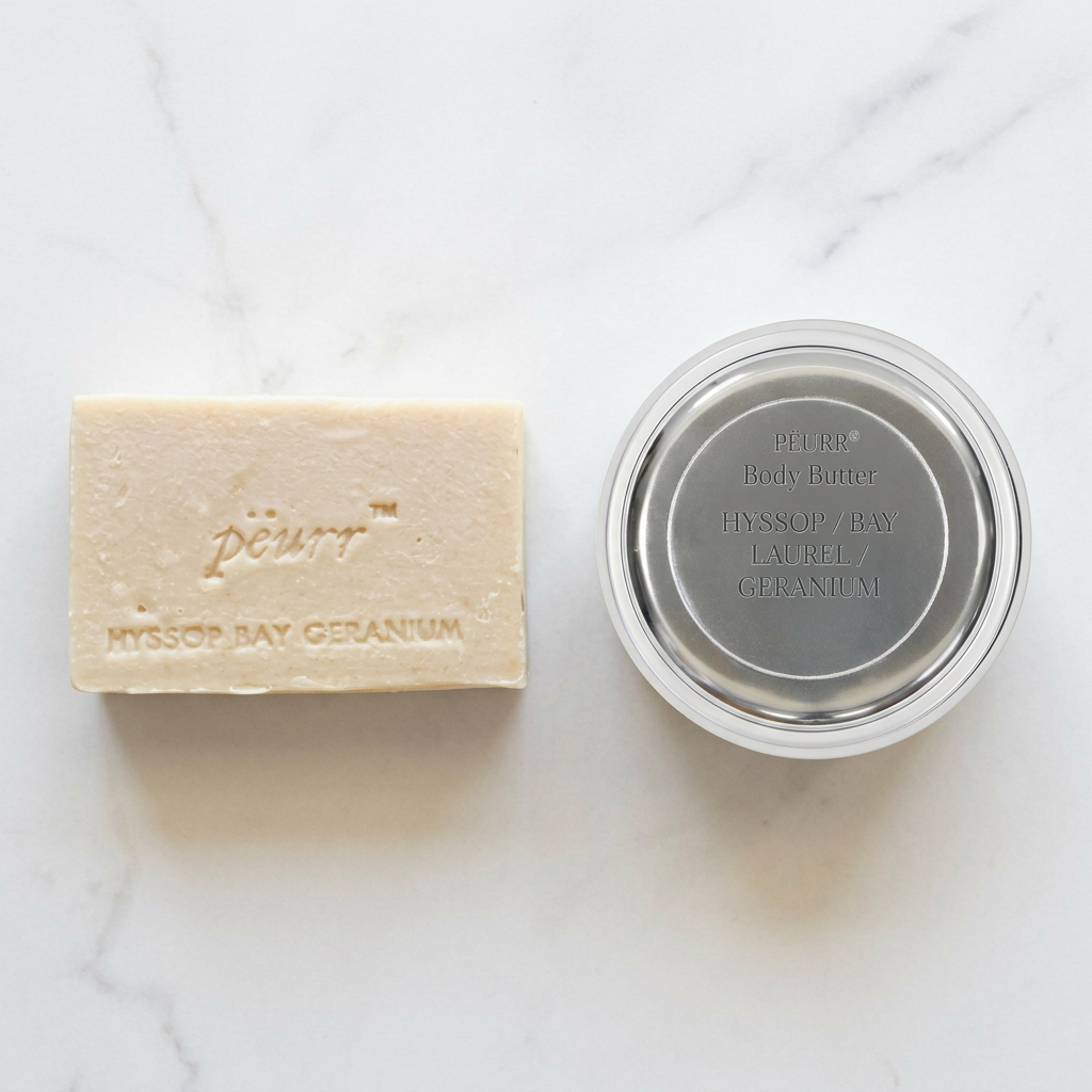 PËURR® Hyssop, Bay & Geranium gift set