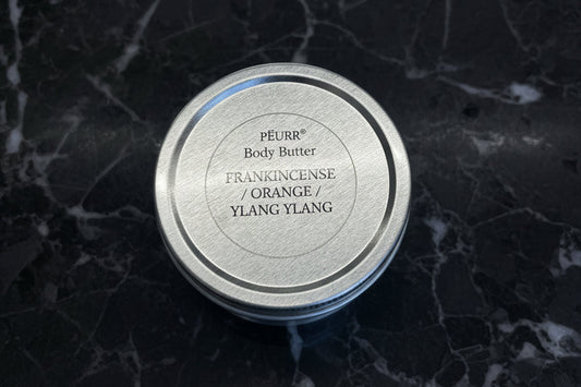 PËURR® Frankincense Orange Ylang Ylang Patchouli Clove Eucalyptus Body Butter