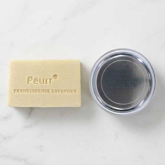 PËURR® Frankincense & Lavender two-piece gift set