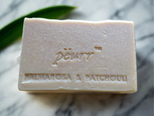 Load image into Gallery viewer, Palmarosa &amp; Patchouli Goat Milk &amp; Olive Oil Soap
