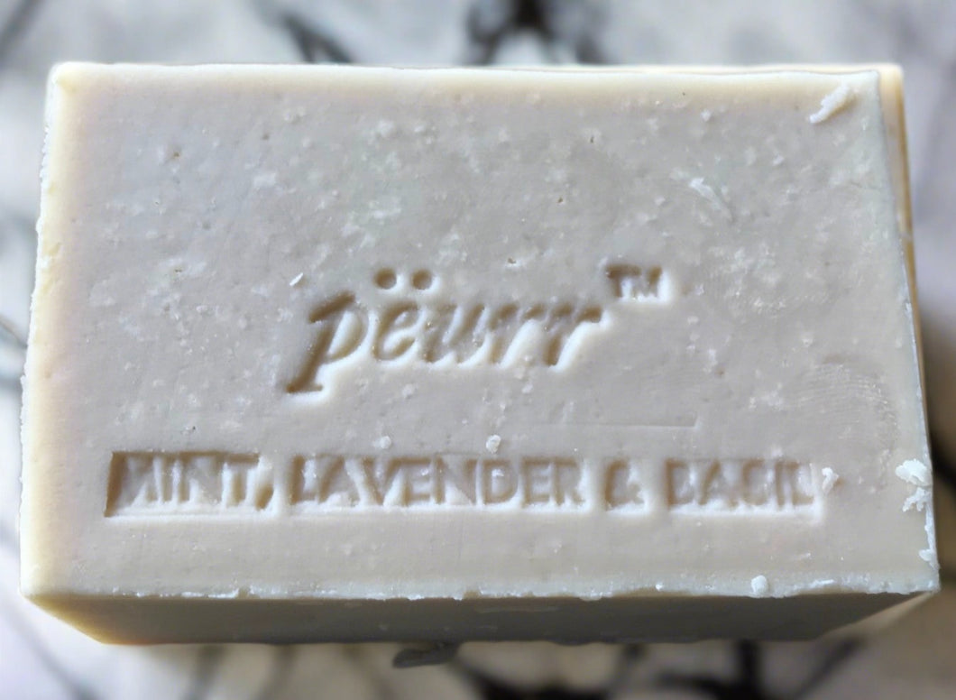 Peppermint, Lavender & Basil Goat's Milk and Olive Oil Soap
